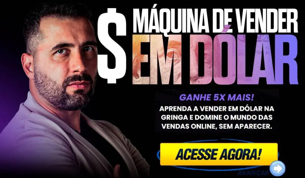 Máquina de Vender em Dólar - Caio Calderaro